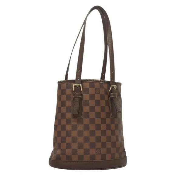 LOUIS VUITTON Damier Ebene Marais Shoulder Bag - Picture 1 of 16